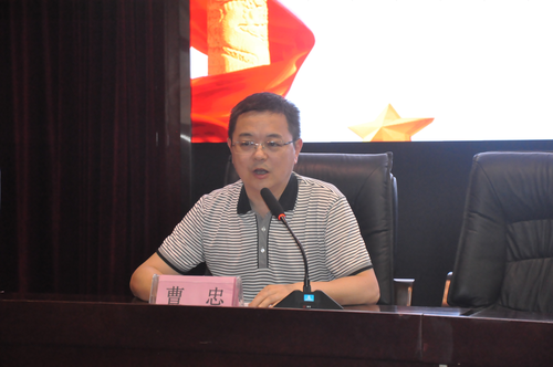 2019年乐山市优秀党务工作者曹忠进行先进事迹宣讲