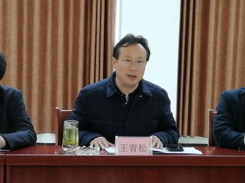 我院党委书记,院长王青松发言